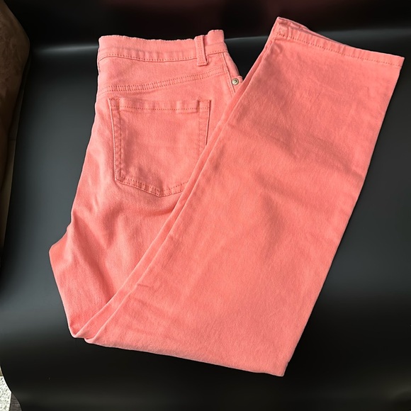 Orange Gloria Vanderbilt Amanda Jeans—Size 8 Short - Picture 1 of 8